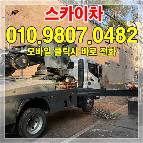 하남시 아파트 외벽 도장 보수 스카이차 010-9807-0482